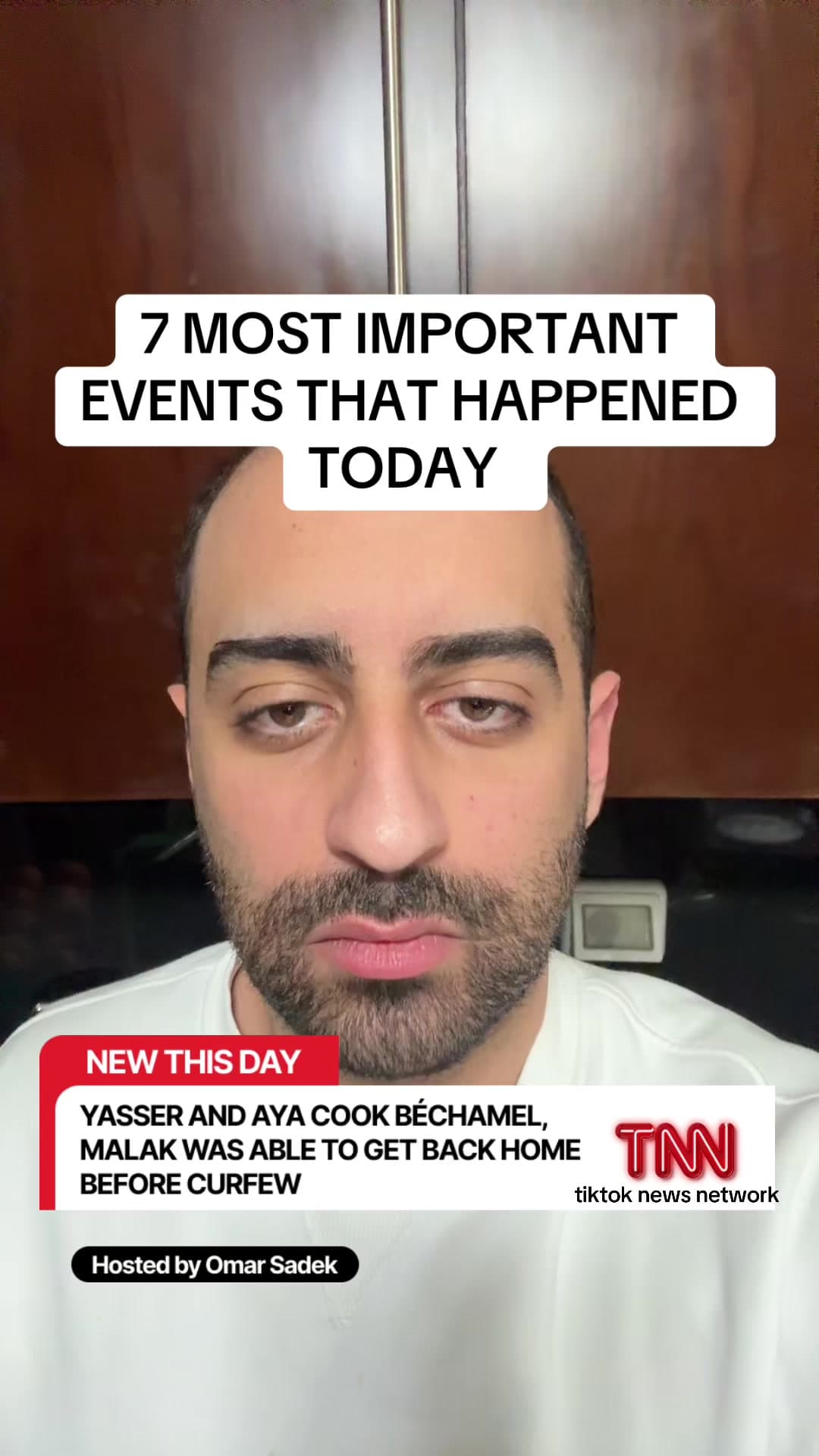 The first bulletin airs.